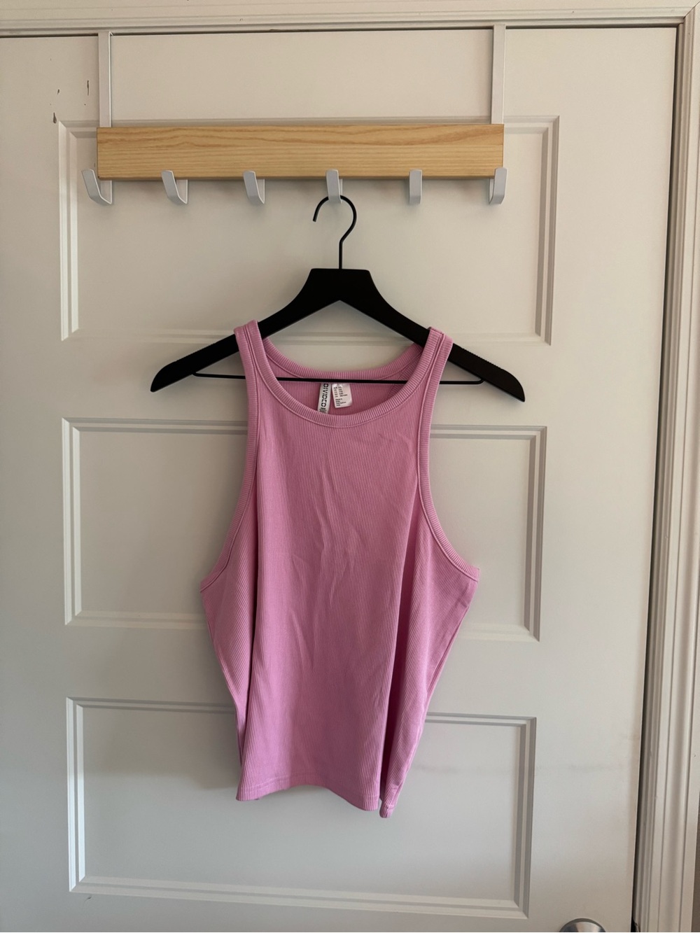 H&M Lilac Ribbed Tank Top